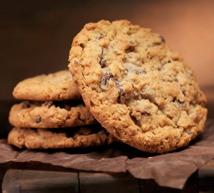 Oatmeal Raisin Cookies.