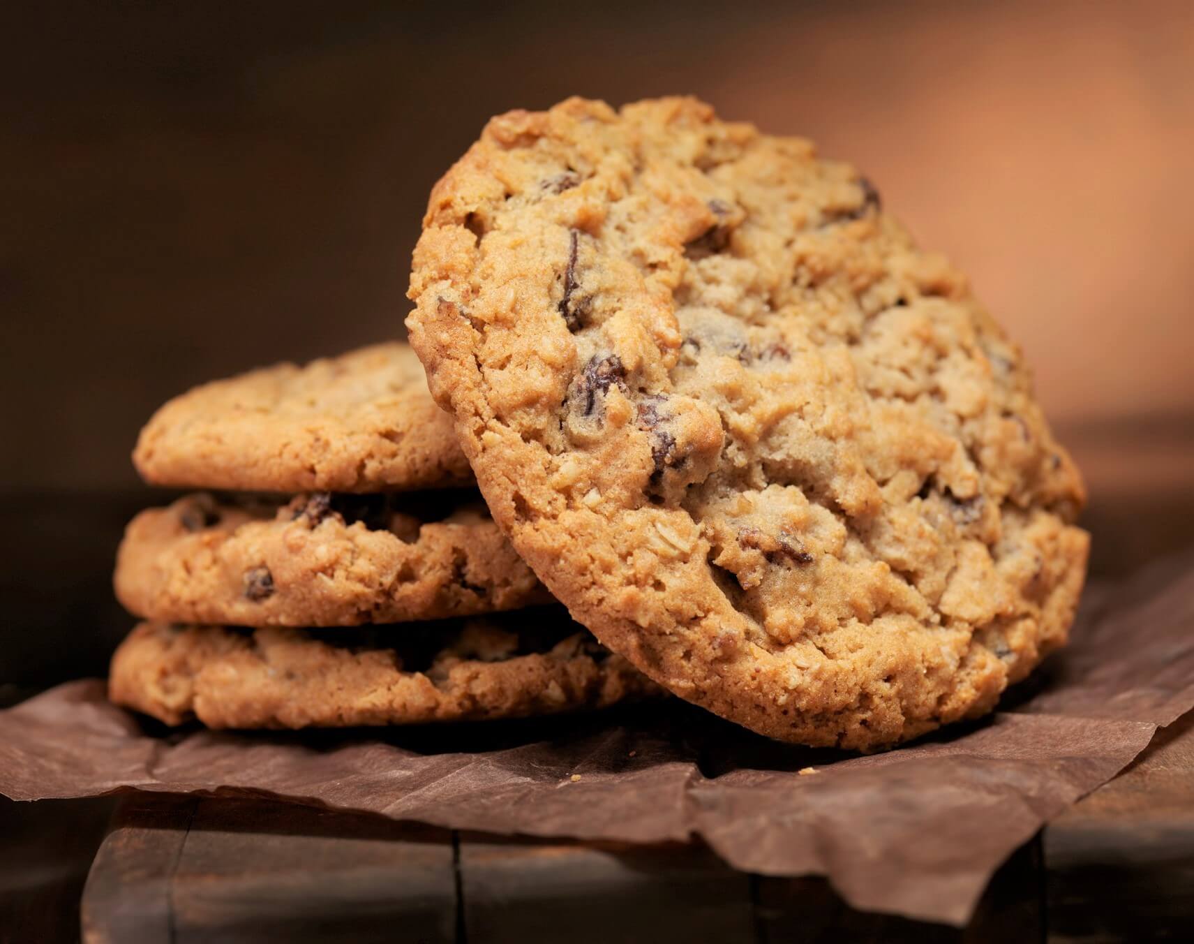 Oatmeal Raisin Cookies.