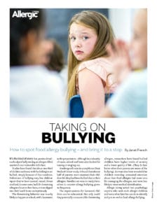 Taking on Food Allergy Bullying Handout