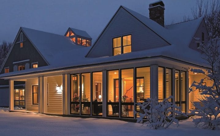 A home that's been protected from the elements. Winterize Your Home: How to Seal Out Nasty Allergy Triggers