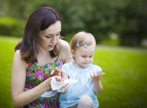 The conclusion that the use of baby wipes actually causes food allergy, is not true. 