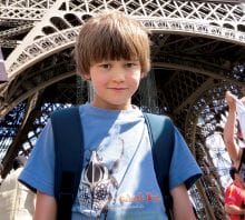 The Josephs have become so well-versed at juggling celiac disease and Noah's other illnesses that they were able to travel to Paris when he was 10 years old.