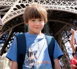 The Josephs have become so well-versed at juggling celiac disease and Noah's other illnesses that they were able to travel to Paris when he was 10 years old.