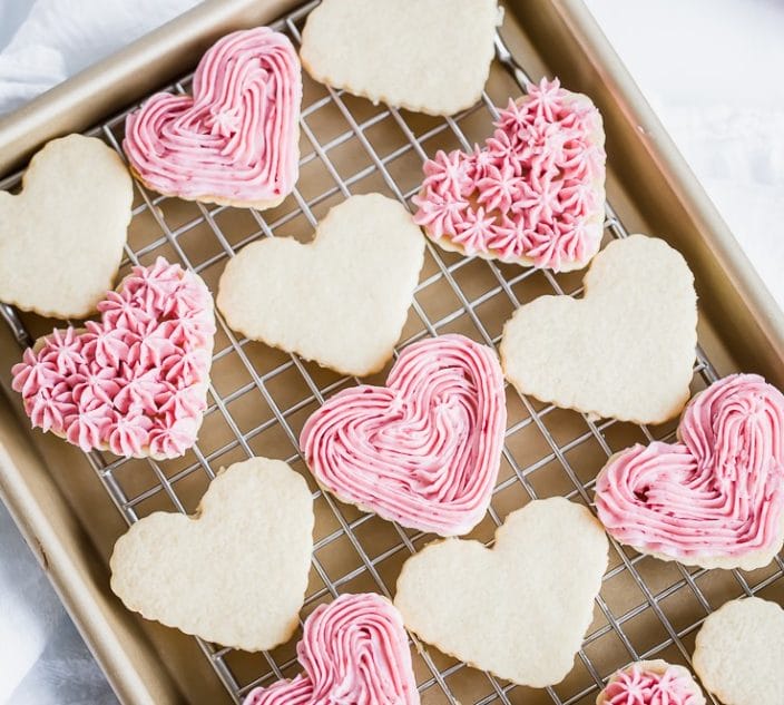 Valentine's Heart Sandwich Cookies
