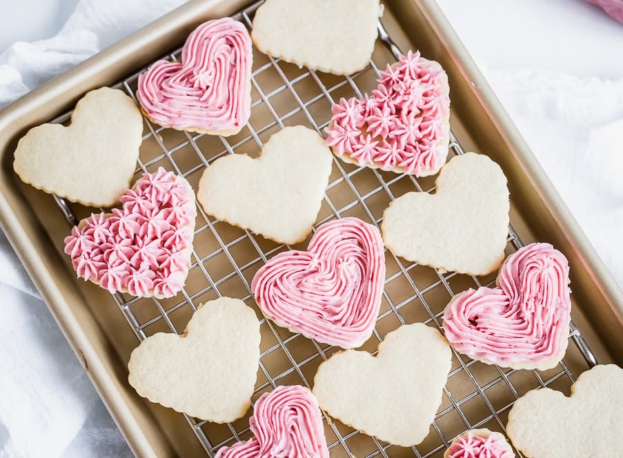 Valentine's Heart Sandwich Cookies
