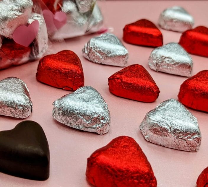 Allergy-friendly valentine's day chocolate