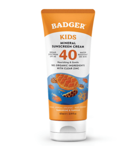 Badger: Kids Mineral Sunscreen Cream, SPF 40